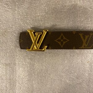 Louis Vuitton Tan Leather Belt